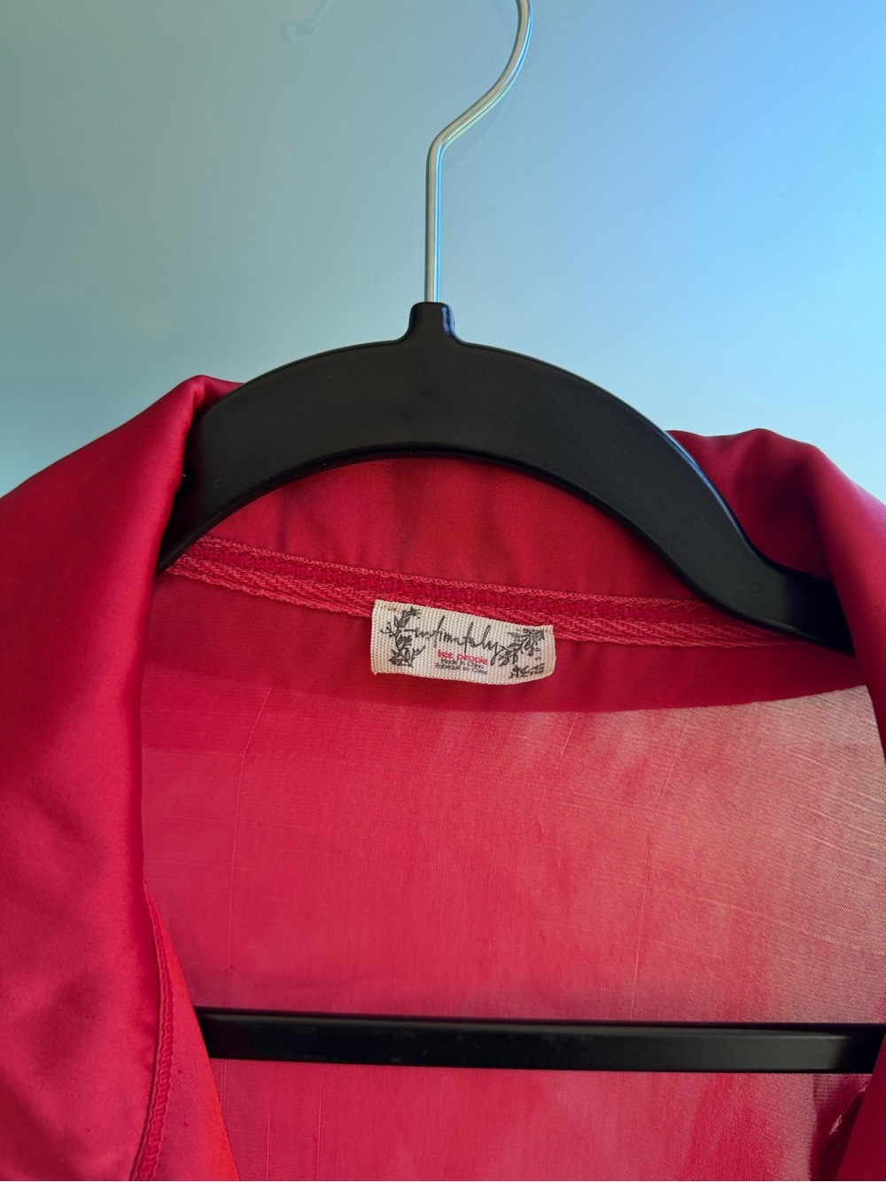 Free People Like Honey Top in Red - Picture 3 of 5